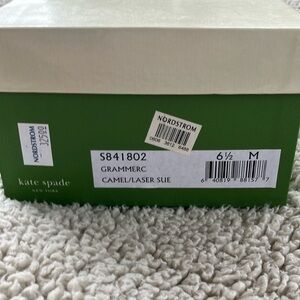 Kate Spade Grammercy Sandal in camel, size 6 1/2.